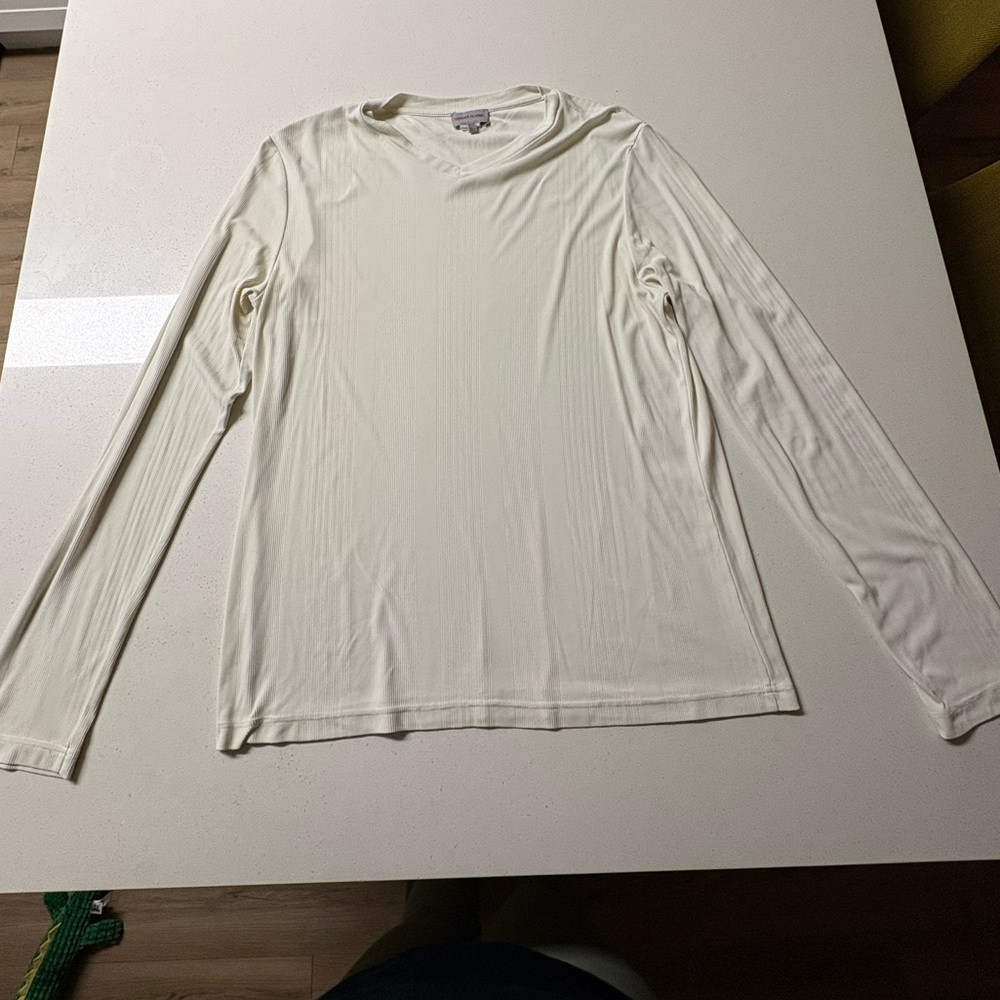 Vintage Versace White Long Sleeve Tee